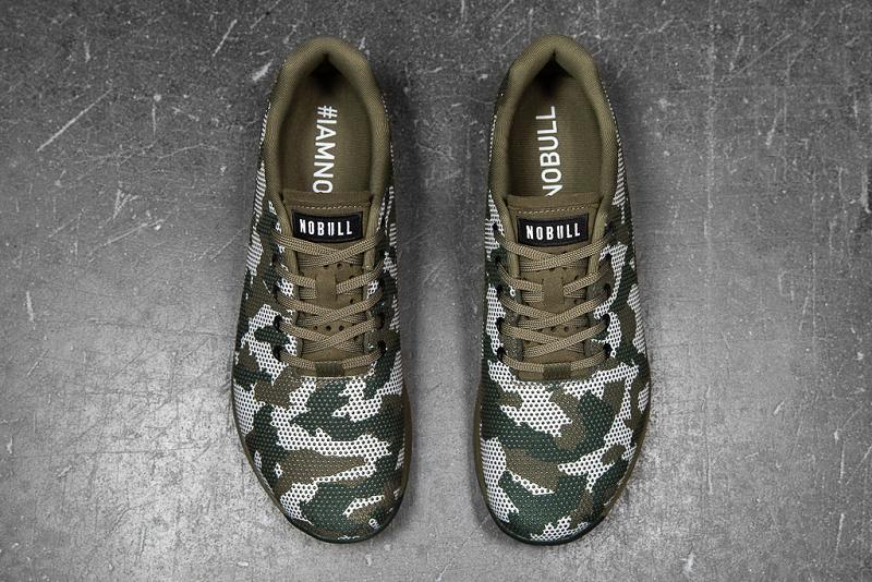 Olive Nobull Field Camo Women's Trainers | CA Y1890X